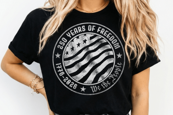 Celebrate a Quarter-Millennium: The 250 Years of USA Freedom T-Shirt Design