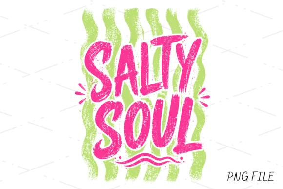Embrace the Coast: The Trendy Summer Salty Soul PNG