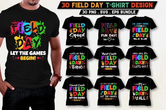 Field Day T-Shirt Design Bundle: A Creative's Asset Pack