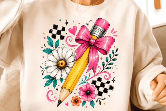 Floral Teacher Pencil PNG Sublimation: A Designer's Guide
