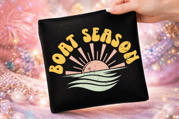 Nautical Summer Boat Season PNG Tshirt: Your Ticket to Lake Life Style