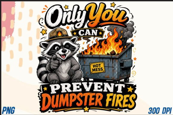 Only You Can Prevent Dumpster Fires: A Fun Design Asset